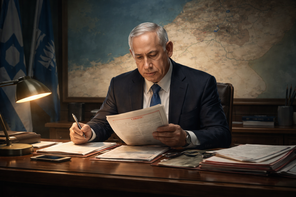 Dokumen Netanyahu soal Peringatan Hamas Dipersoalkan