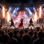Isyana dan Saint Loco Buka Konser Avenged Sevenfold