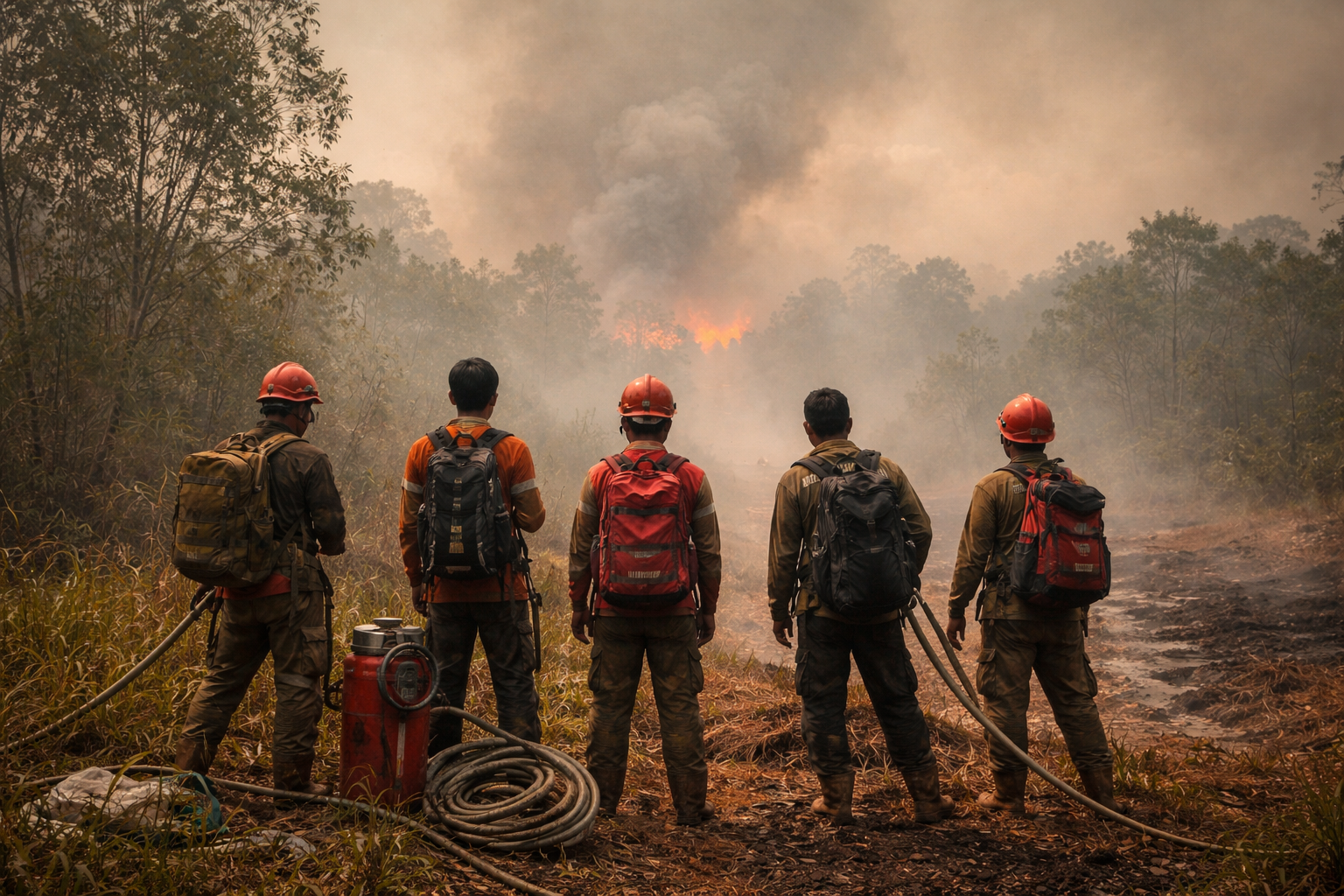 Karhutla Tanjung Puting, Relawan Mundur dan Water Bombing Terkendala
