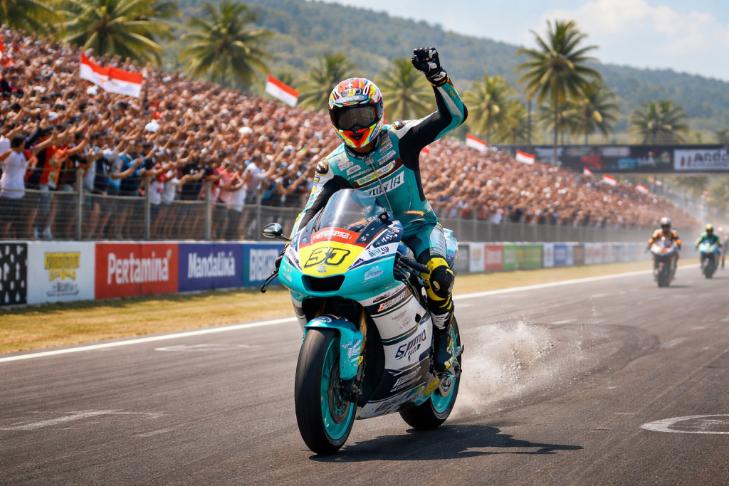 Maximo Quiles Kunci Gelar Moto3 2026 di Mandalika