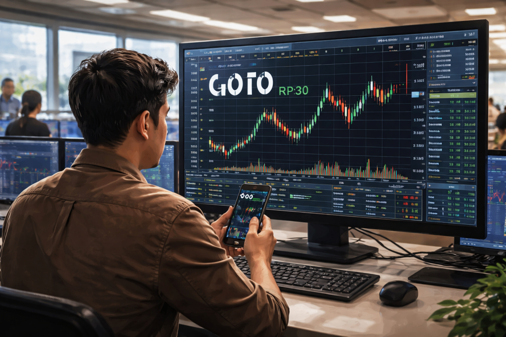 Saham GOTO Lepas Gocap, Analis Bidik Rp70